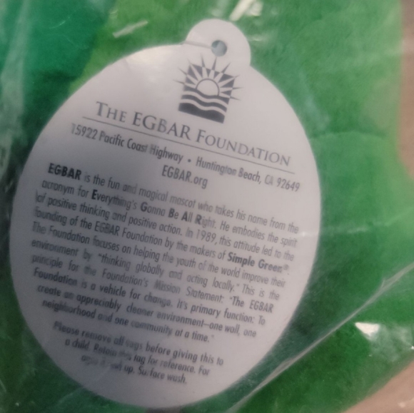 Simple Green Alligator Crocodile Plush Egbar - Picture 2 of 10